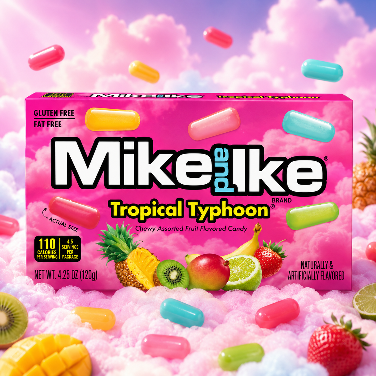 Mike and Ike Tropical Typhoon 120 g