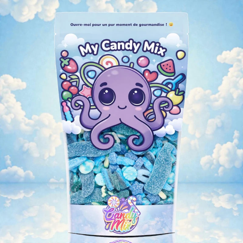 mix bonbons bleu