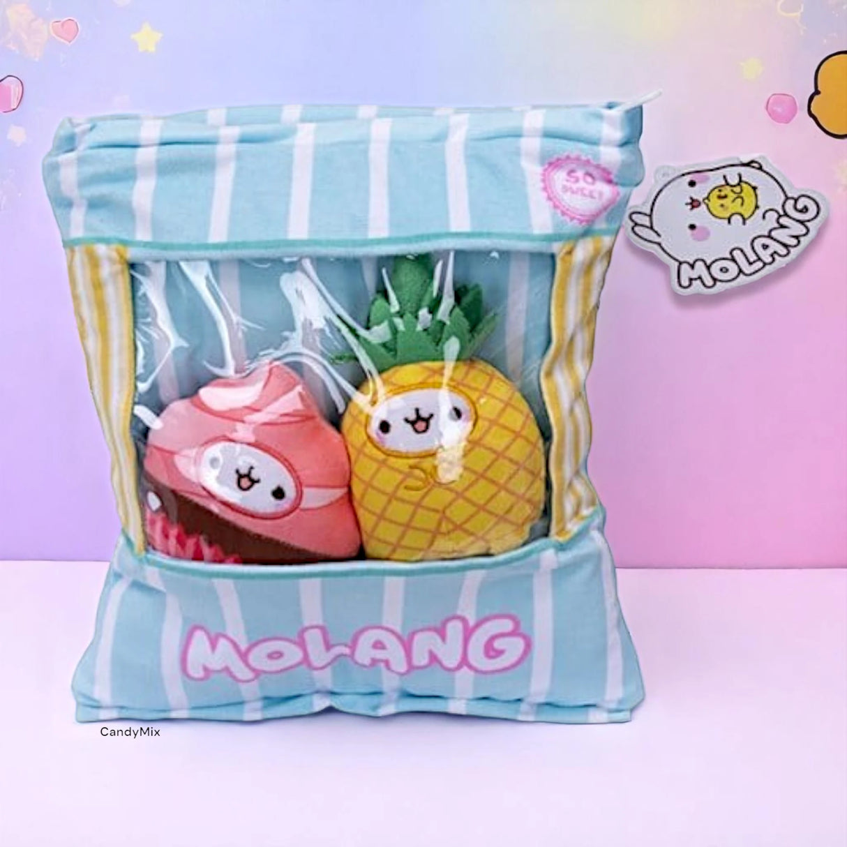 Sachet Peluches kawaii Molang Gourmandes