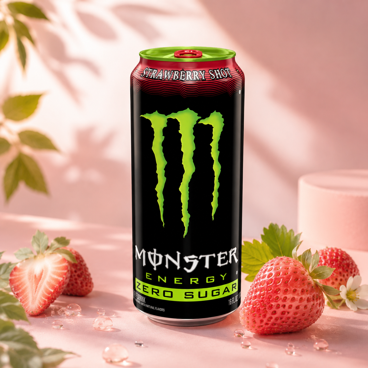 Monster Energy Strawberry Shot Zero Sugar 473 ml