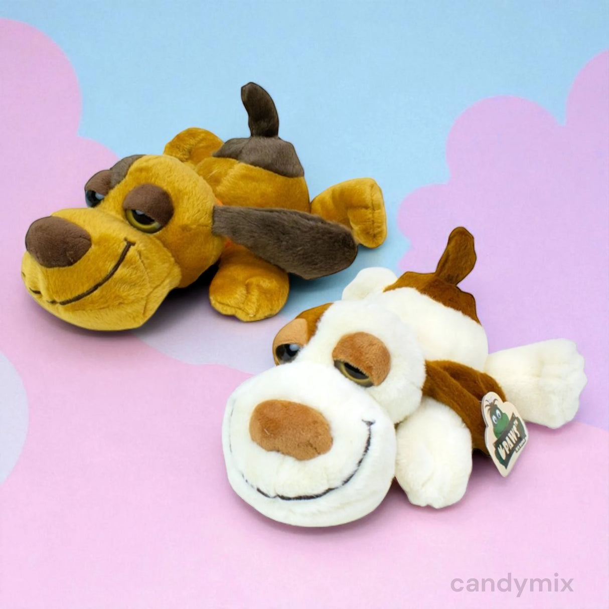 Peluche Chien Couché - 30cm