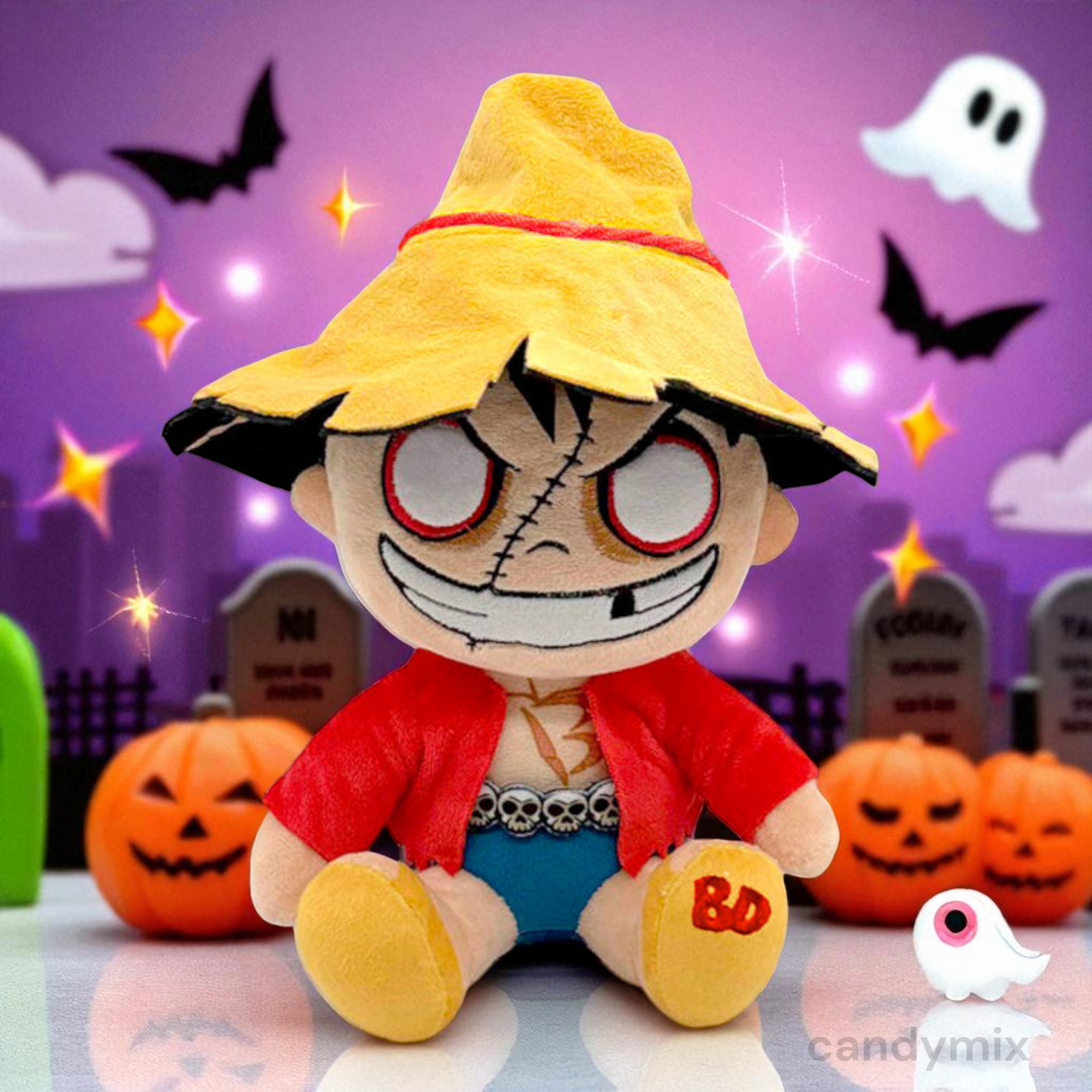 Peluche PiratLuffy 23cm