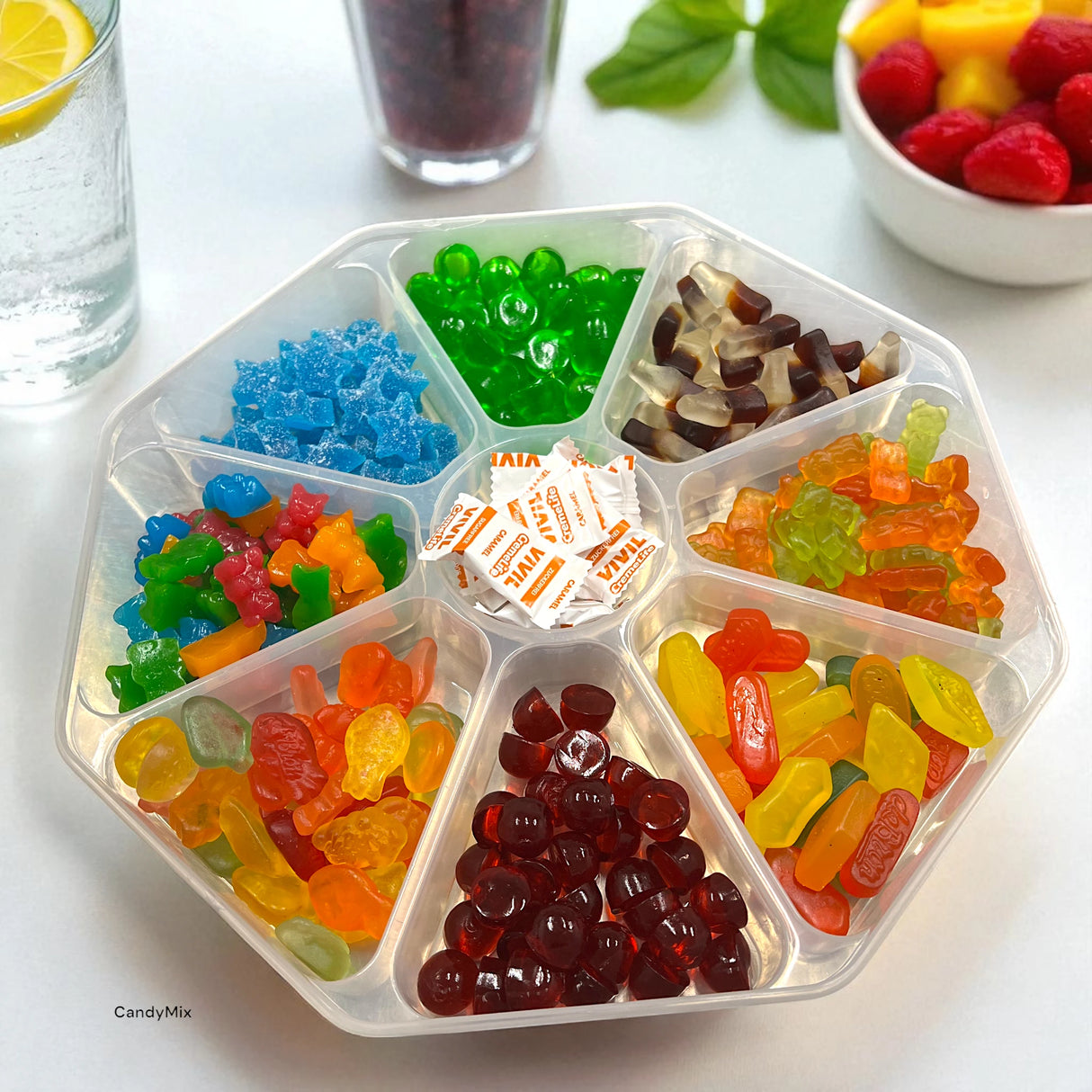 Plateau de Bonbons Sans Sucre
