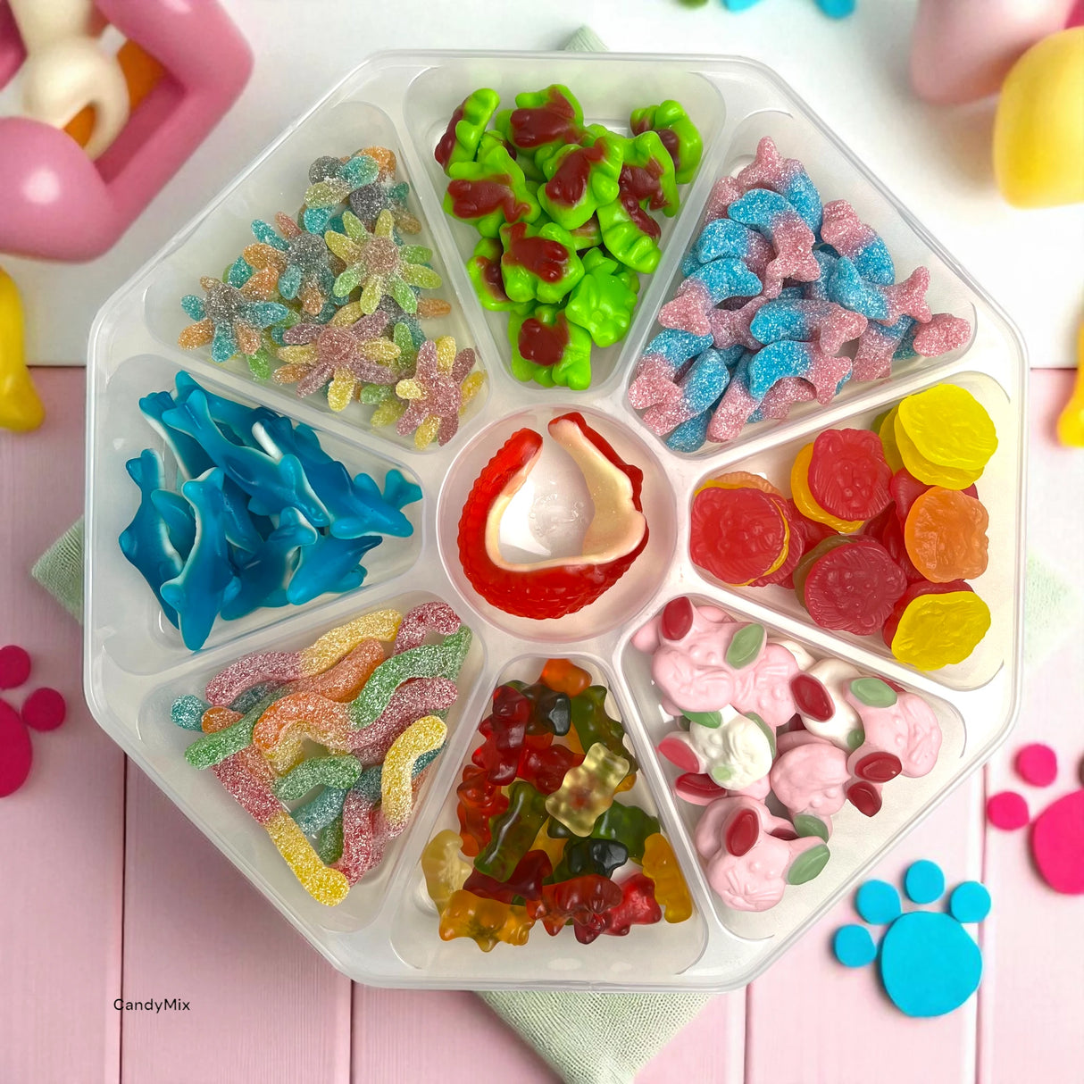Plateau de Bonbons Animaux