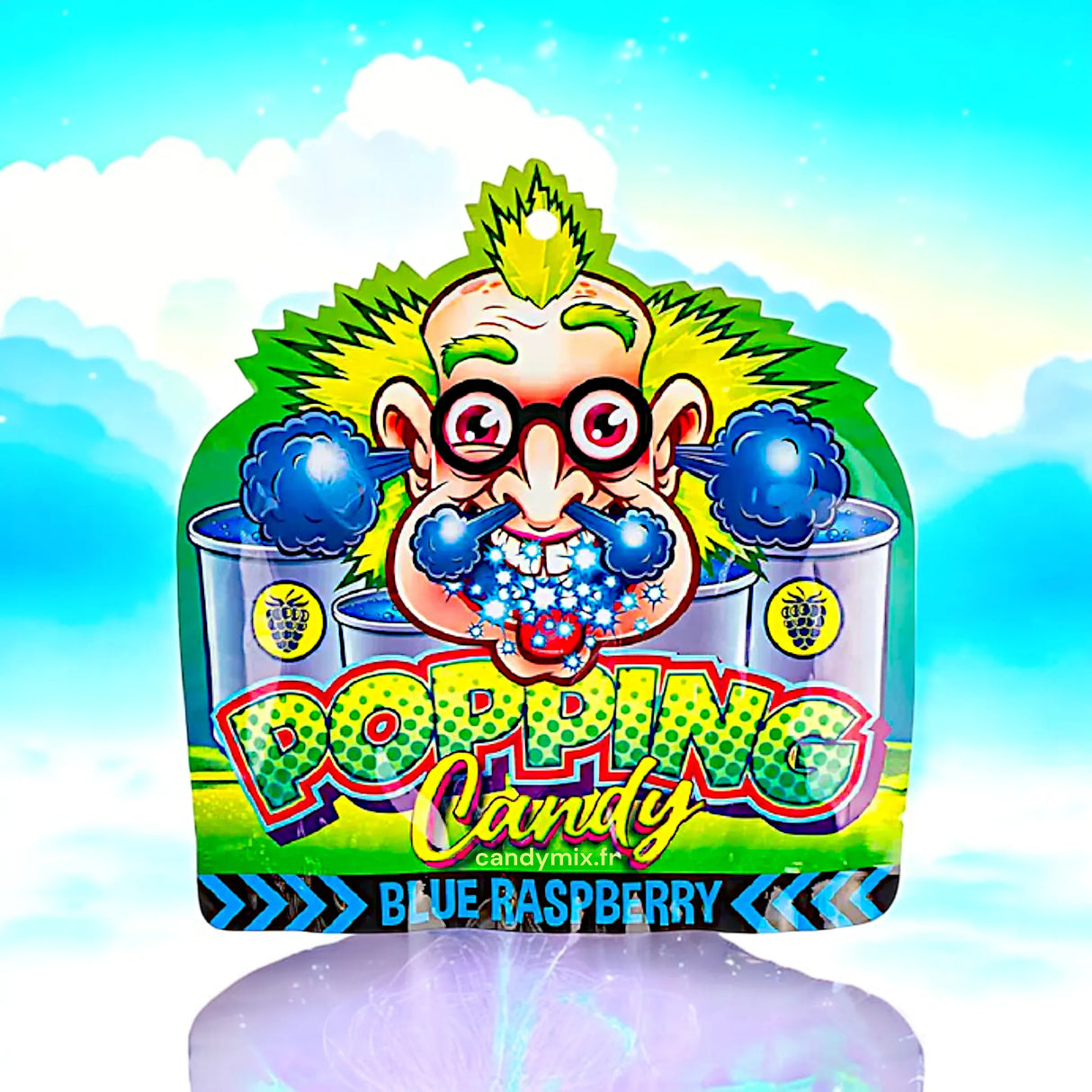 Dr. saure Poping Candy Blue Himbeere