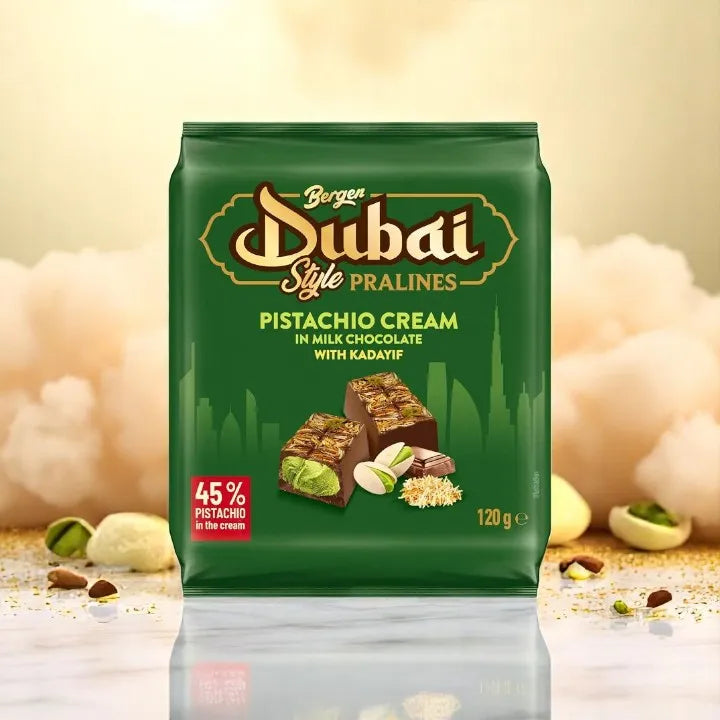 Pralines Dubai Pistaziencreme - Bergen