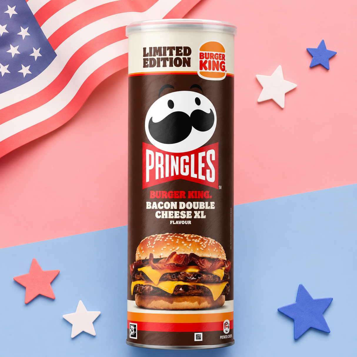 Pringles Burger King Bacon Double Cheese XL