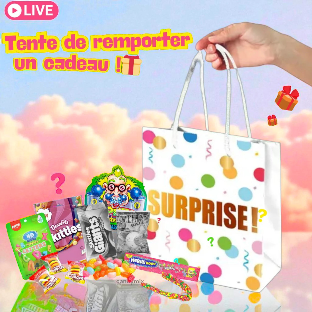 Sac Spécial Live : 100% Bonbons