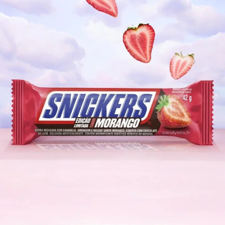 Snickers Morango à la fraise