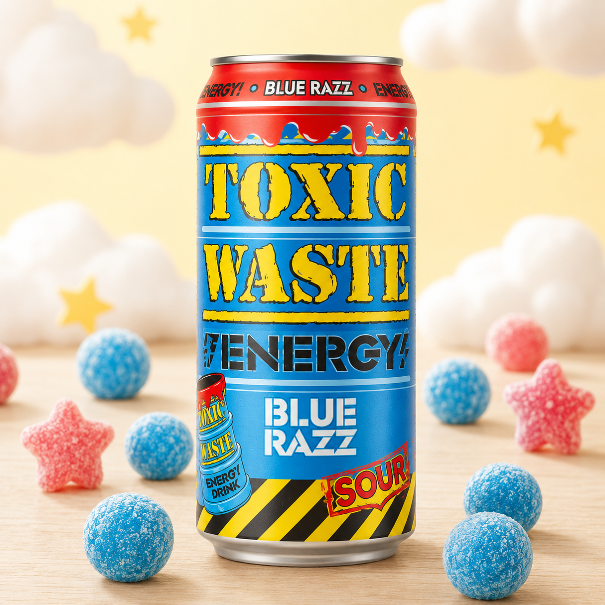Toxic Waste Energy Blue Razz 500 ml