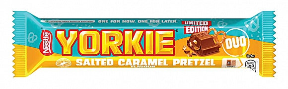 Yorkie Salted Caramel Pretzel Duo 66 g - chocolat américain
