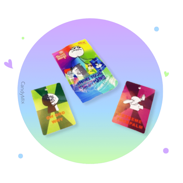 photo meme card