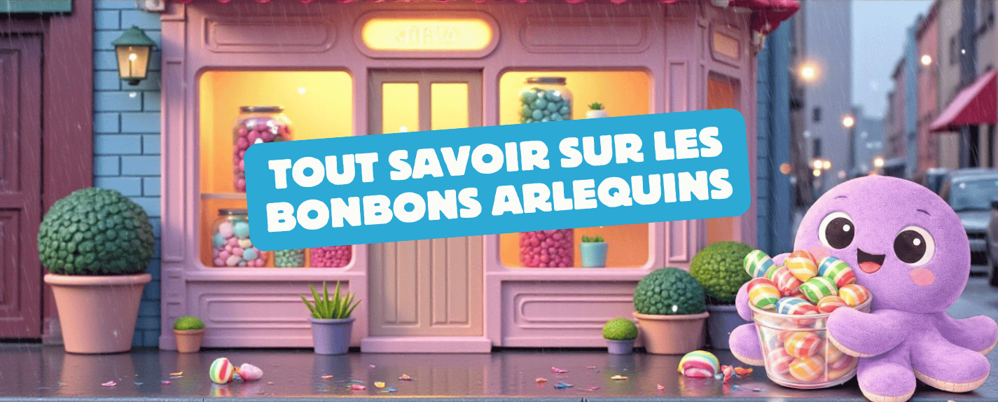 Image bonbons arlequins