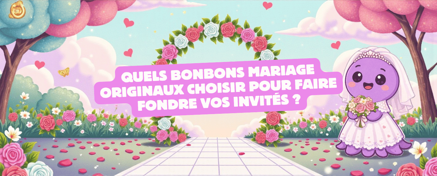 Quels bonbons mariage originaux choisir pour faire fondre vos invités ?