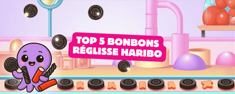 Top 5 des bonbons réglisse Haribo
