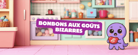 Bonbon goût bizarre 