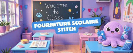 Illustration Fourniture Scolaire Stitch