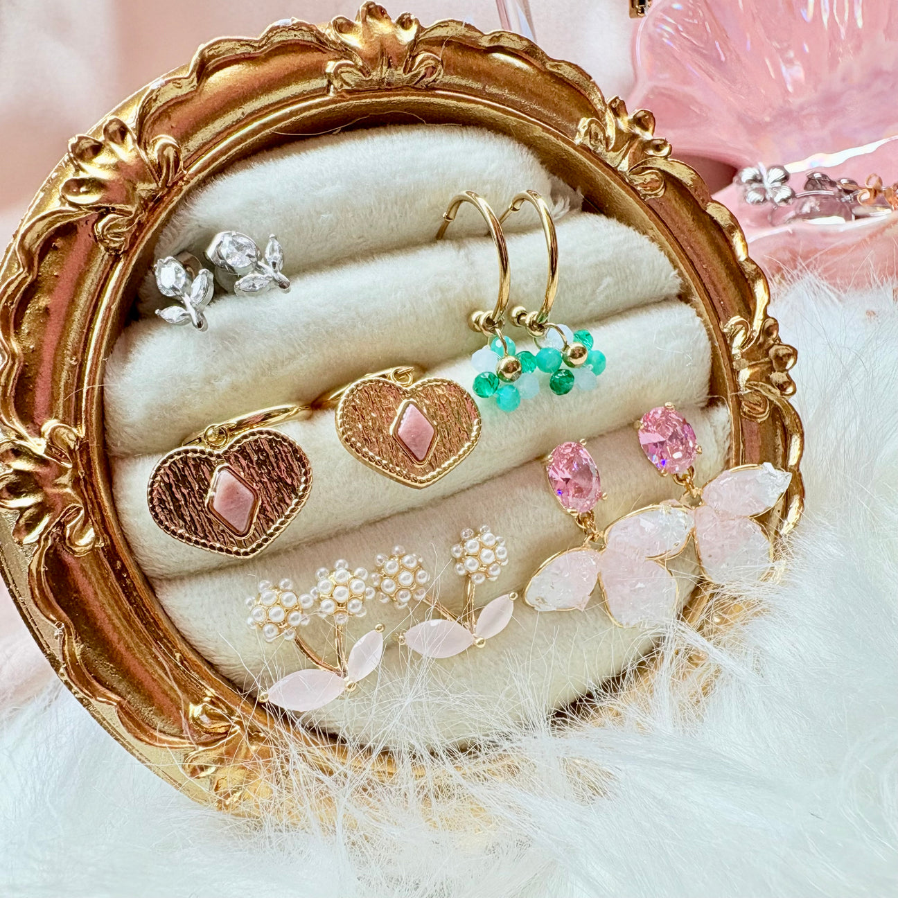 Boucles d’oreilles en acier inoxydable