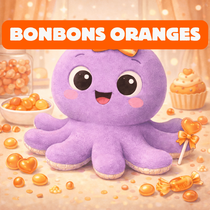Illustration bonbons oranges