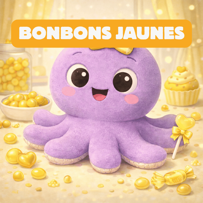 Illustration Bonbons Jaunes