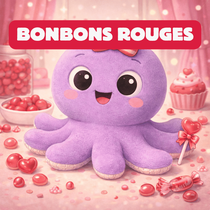 illustration bonbon rouge