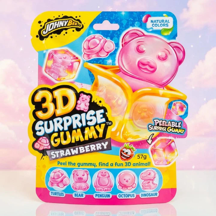 3D Surprise Gummy Strawberry - Johny Bee