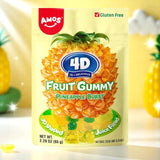 Bonbon 4D Fourré - Fruit Ananas - bonbons en vrac CandyMix