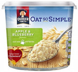 Quaker Oat So Simple Porridge Pot Apple & Blueberry 50 g - gourmandise américaine