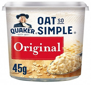 Quaker Oat So Simple Porridge Pot Original 45 g - gourmandise américaine