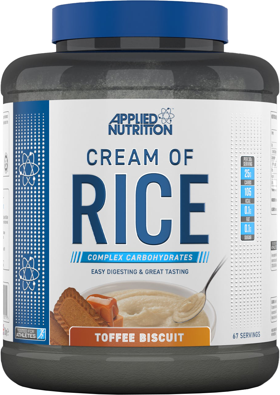 Applied Nutrition Cream of Rice 2000g Toffee Biscuit