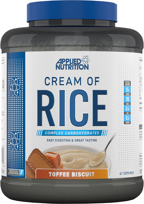Applied Nutrition Cream of Rice 2000g Toffee Biscuit