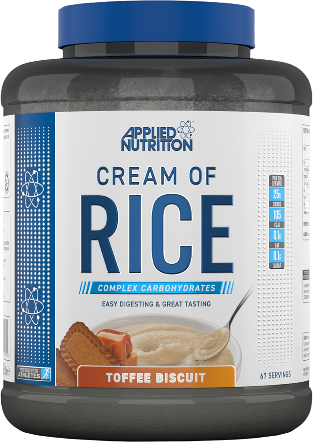 Applied Nutrition Cream of Rice 2000g Toffee Biscuit