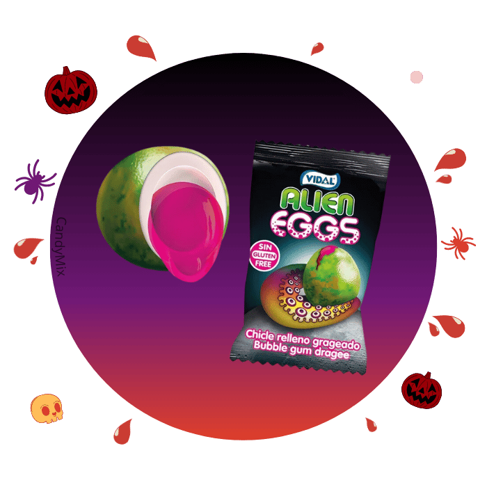 Alien Eggs chewing gum 