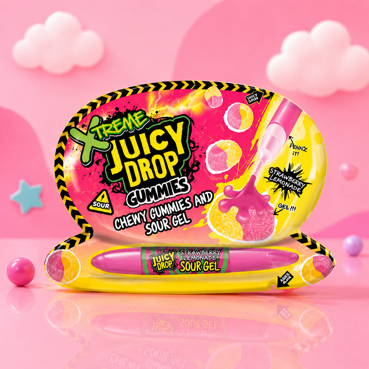 Bazooka Juicy Drop Gummy Dipperz