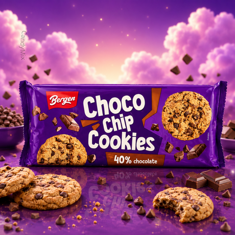 Image Bergen Choco Chip Cookies 40% Chocolate