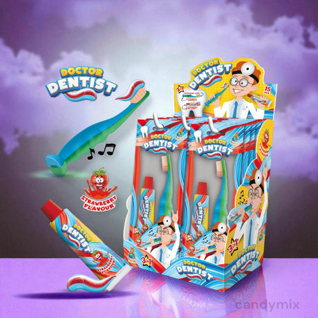 Bonbons brosse à dent et dentifrice