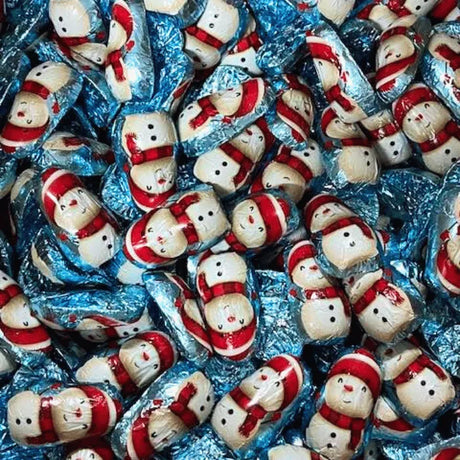 Bonhomme de neige en chocolat