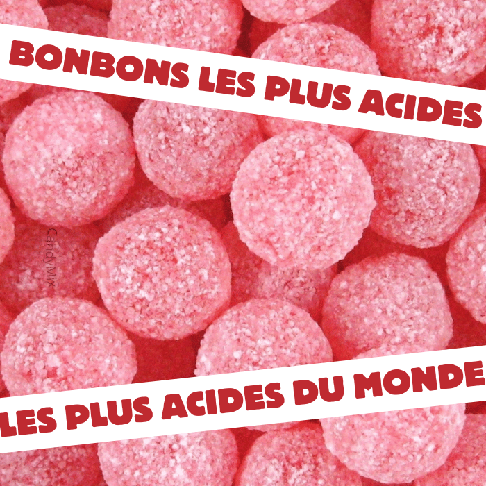 Bon Bons Rouges Durs Acidulés Bonbons les plus acides au monde | Réservé aux plus courageux – CandyMix