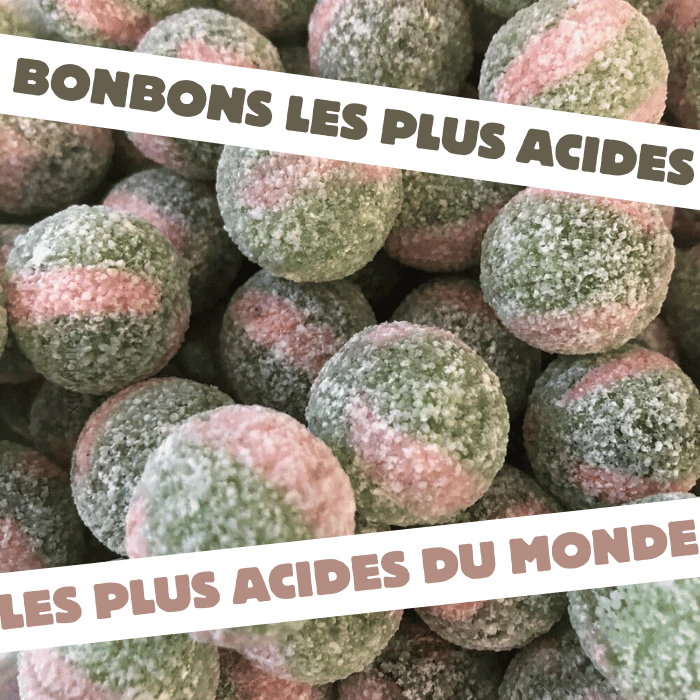 Boules pastèque (50g) - Barnett's - Bonbons les plus acides du monde