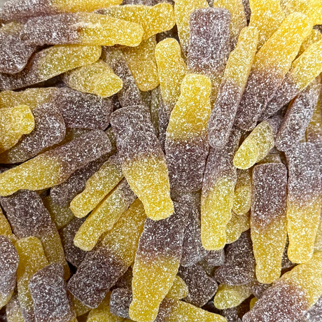 Bouteilles Mangue Cola Acide - Malaco - Bonbons Suédois