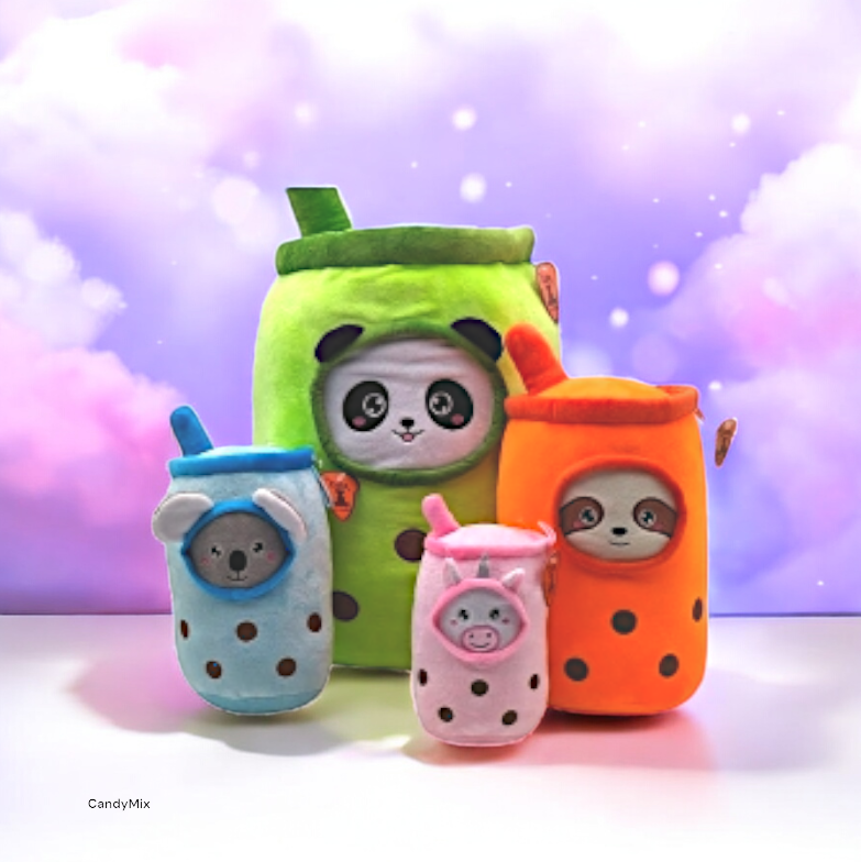 Peluche Bubble Tea Animals 30cm