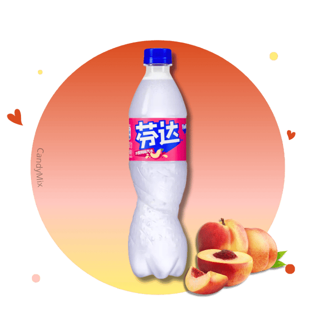 Fanta Pêche Blanche Bottle (Chine)