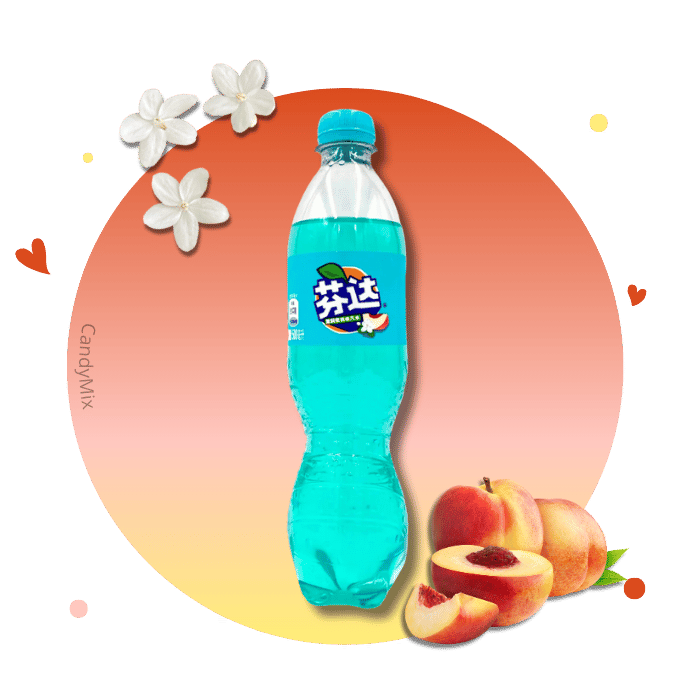 Fanta Pêche Jasmin Bottle (Chine)