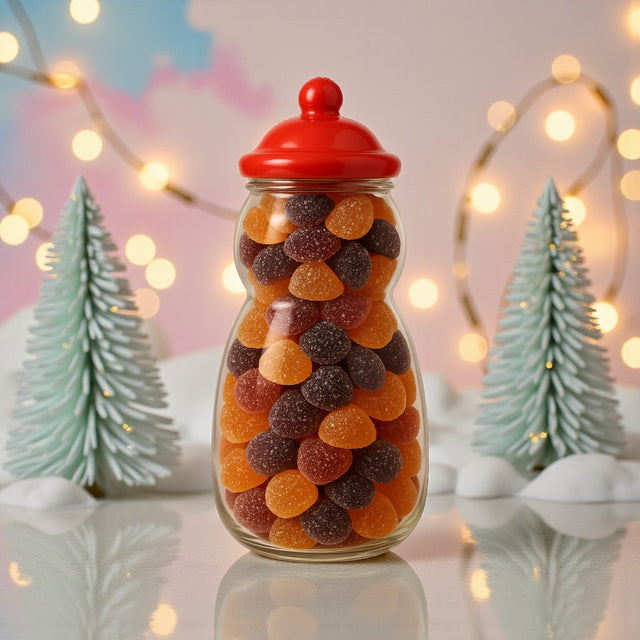 Bonbonnière Bonhomme de Neige Pâtes de Fruits