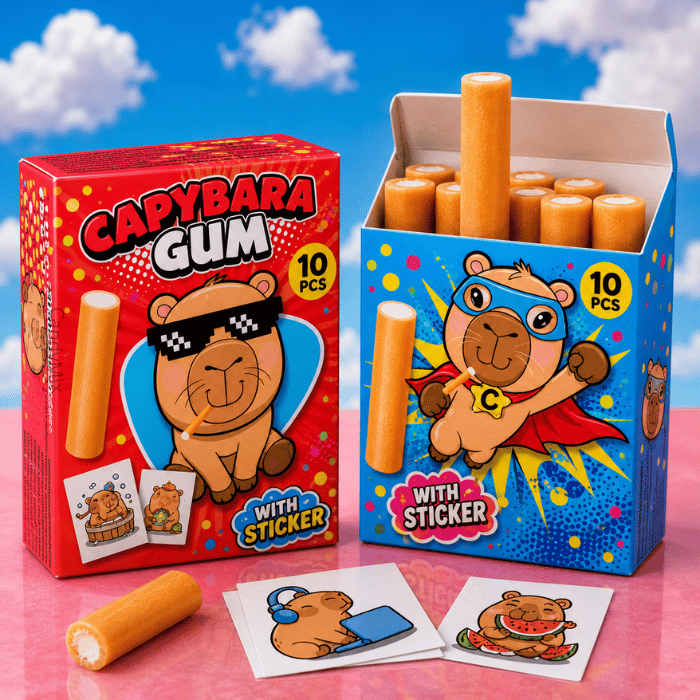Capybara Gum with Sticker
