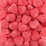 Bonbon cœur fourré rouge 