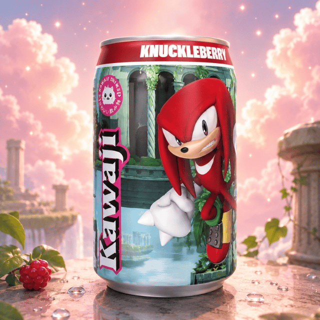 Kawaji x Sonic The Hedgehog Knuckleberry 330 ml