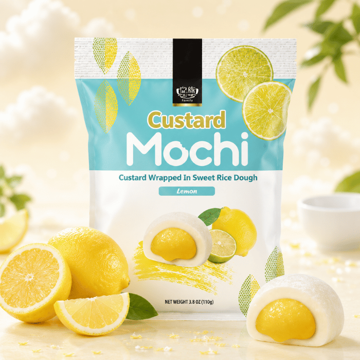 Royal Family - Custard Mochi - Lemon