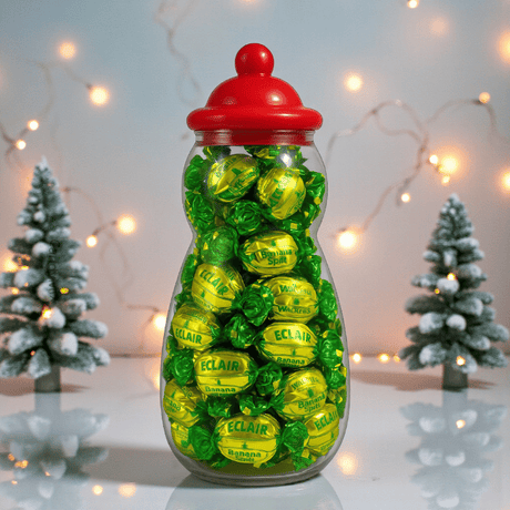 Bonbonnière Bonhomme de Neige Walkers Banana Split Eclairs (400g)