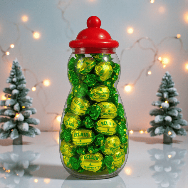 Bonbonnière Bonhomme de Neige Walkers Banana Split Eclairs (400g)